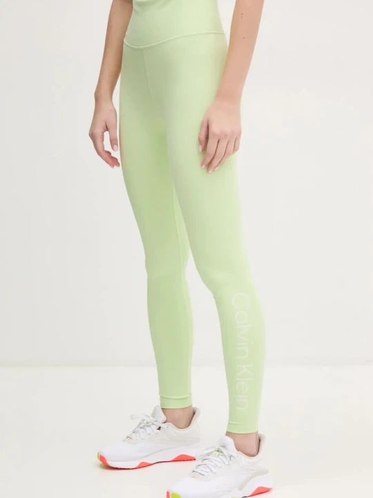 Obrázek produktu Calvin Klein Performance sportovní legíny dámské zelená