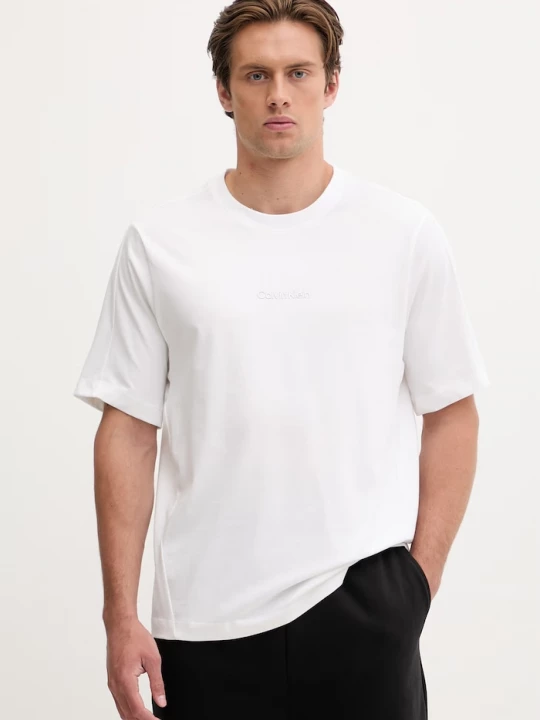 Obrázek produktu Calvin Klein Performance tričko pánské bavlnou béžová