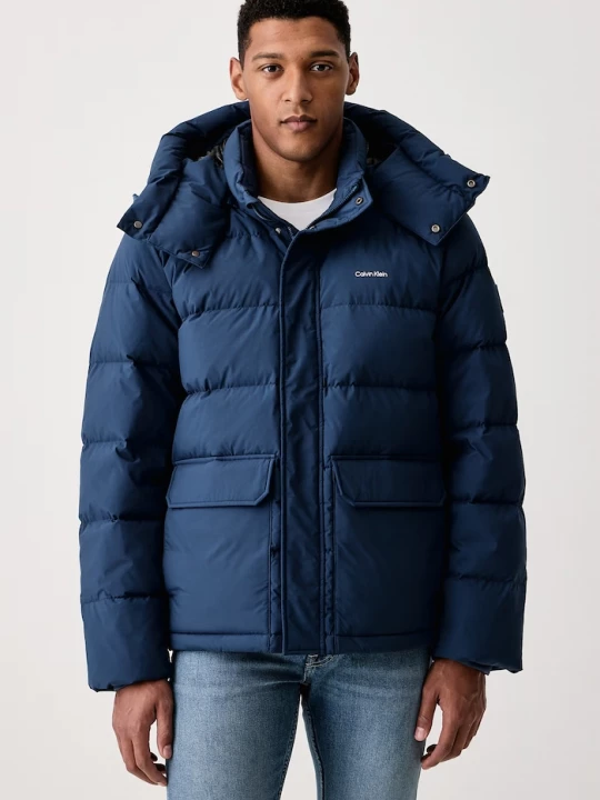 Obrázek produktu Calvin Klein péřová bunda pánská modrá