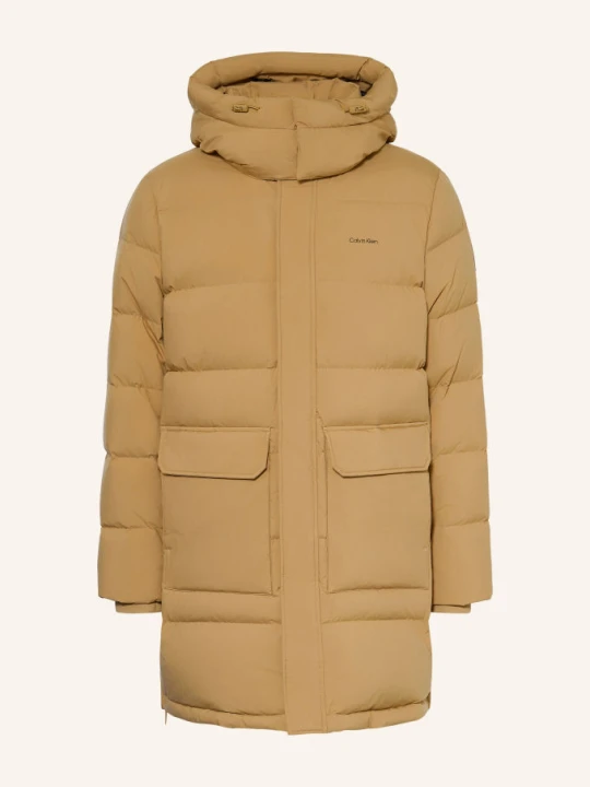 Obrázek produktu Calvin Klein Péřový Kabát béžová
