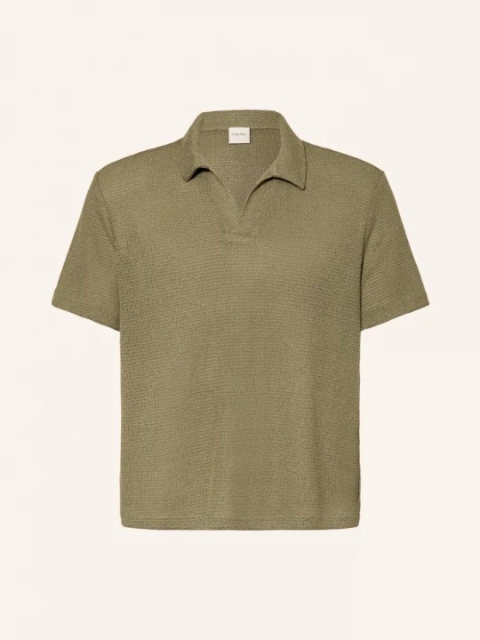 Obrázek produktu Calvin Klein Pletené Polo Tričko olivová