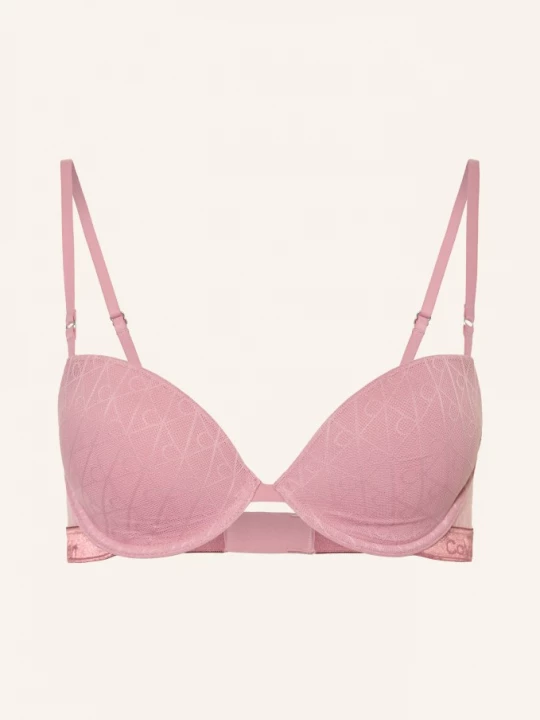 Obrázek produktu Calvin Klein Podprsenka S Košíčky Icon Lace Metallic starorůžová