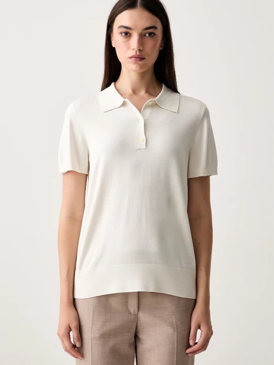 Obrázek produktu Calvin Klein polo dámské z viskózy béžová