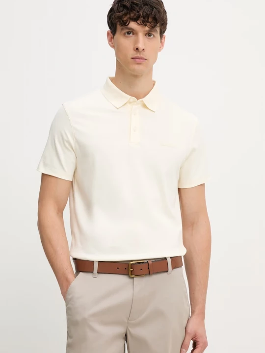 Obrázek produktu Calvin Klein polo pánské bavlněné béžová