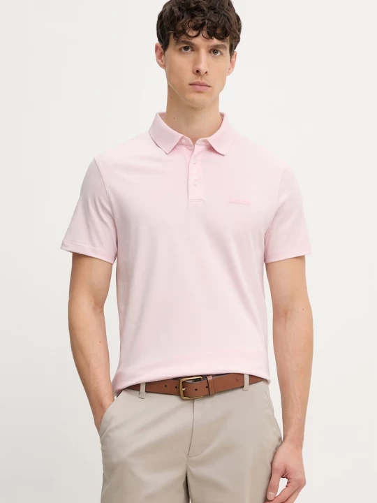 Obrázek produktu Calvin Klein polo pánské bavlněné růžová