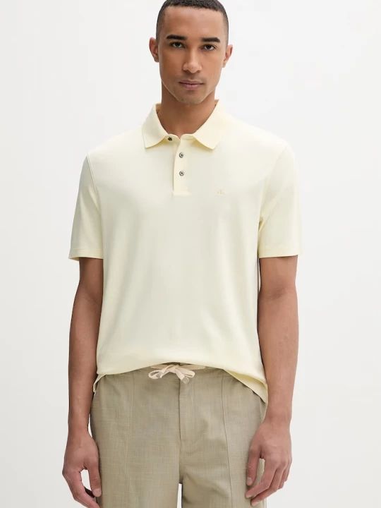 Obrázek produktu Calvin Klein polo pánské bavlněné žlutá