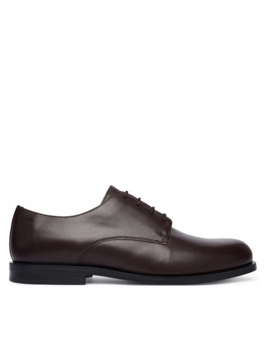 Obrázek produktu Calvin Klein Polobotky Ess Rubber Derby Lth HM0HM02056 Tmavě hnědá