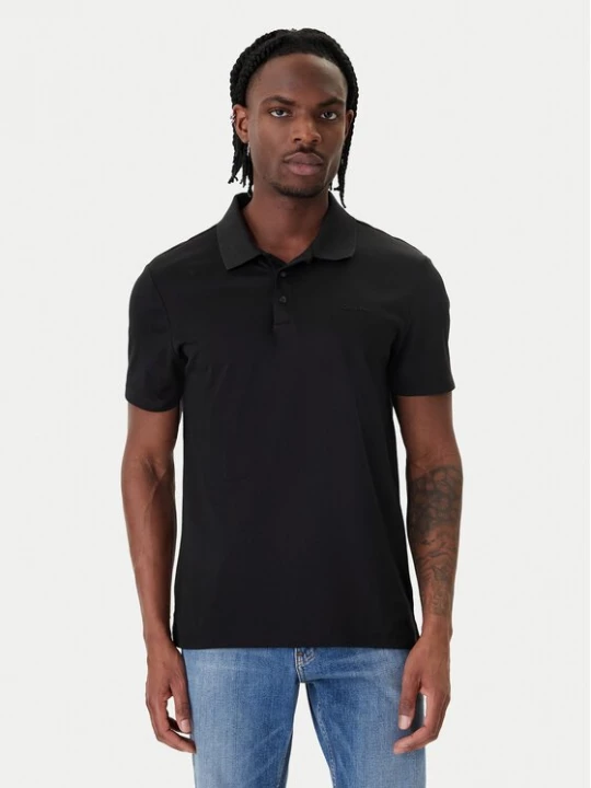 Obrázek produktu Calvin Klein Polokošile Birdseye LV04LF208G Černá Regular Fit