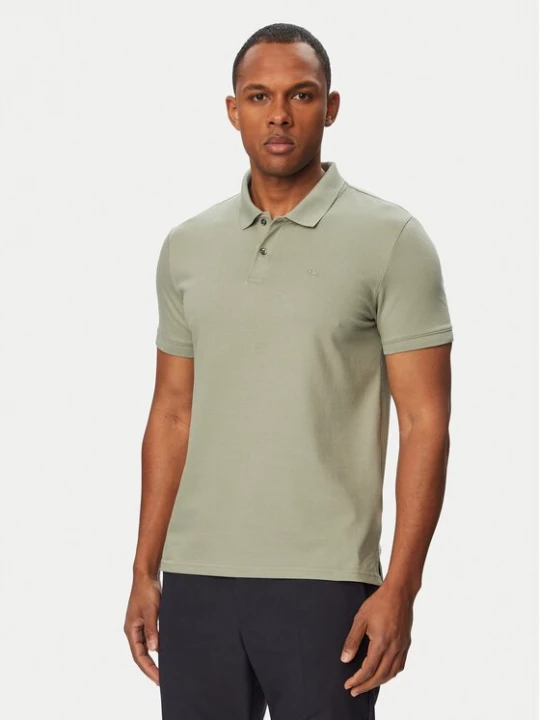 Obrázek produktu Calvin Klein Polokošile LV04LC254G Khaki Slim Fit