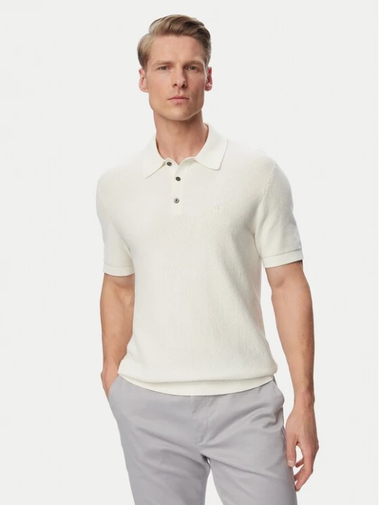 Obrázek produktu Calvin Klein Polokošile LV04LG313G Krémová Regular Fit