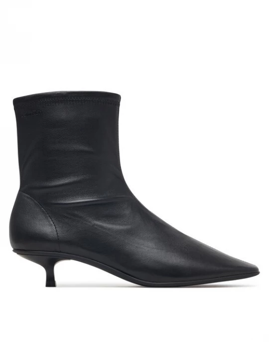 Obrázek produktu Calvin Klein Polokozačky Round Kitt Heel Ankle Boot Nappa HW0HW03169 Černá