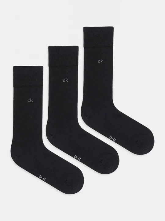 Obrázek produktu Calvin Klein ponožky pánské s bavlnou 3-pack černá