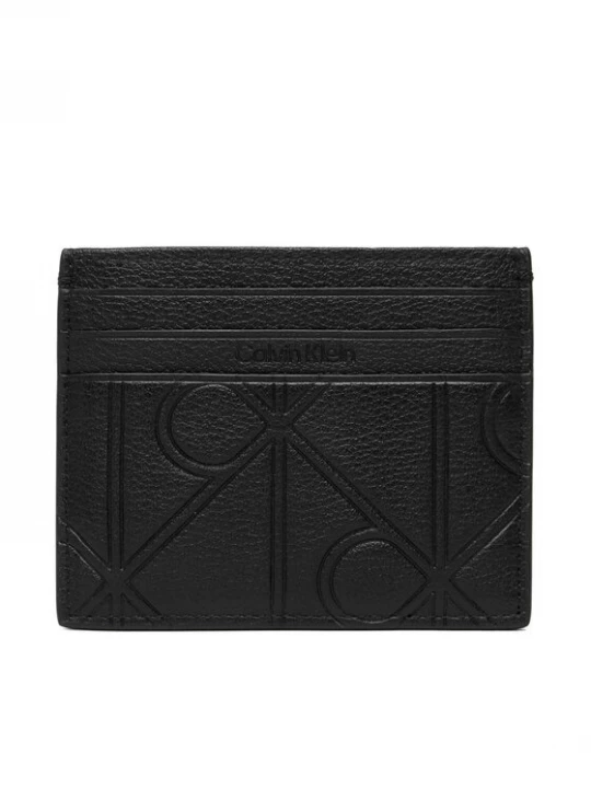 Obrázek produktu Calvin Klein Pouzdro na kreditní karty Xl Emblem Aop Emboss Card Case LV04D1174G Černá