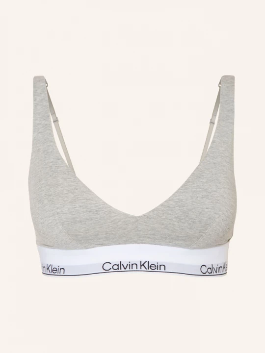 Obrázek produktu Calvin Klein Push-Up Podprsenka Icon Cotton Modal světle šedá / bílá