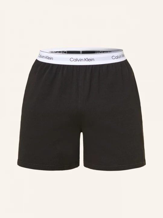 Obrázek produktu Calvin Klein Pyžamové Šortky Cotton Jersey černá / bílá
