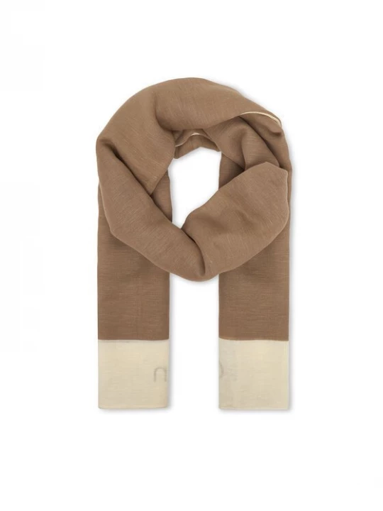 Obrázek produktu Calvin Klein Šál Linen Blend Emblem Pareo Scarf LV04F9021G Béžová