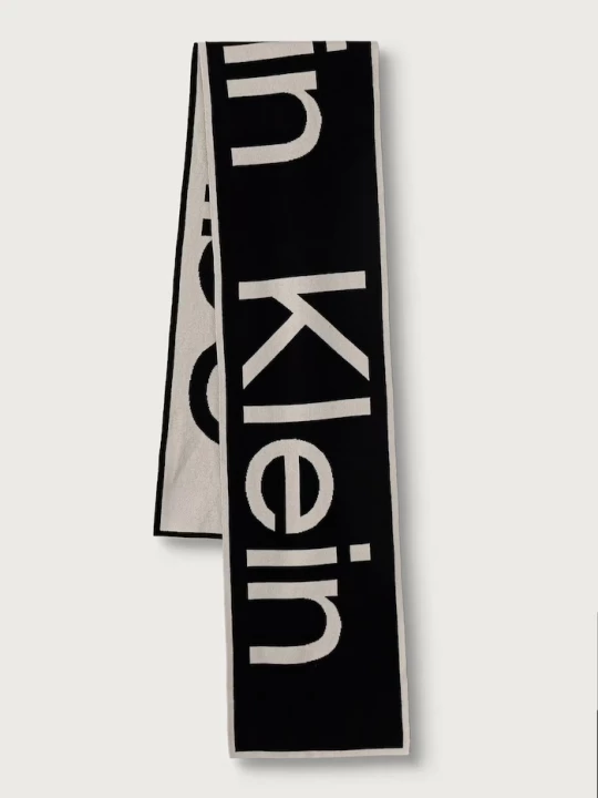 Obrázek produktu Calvin Klein šála dámská s bavlnou černá