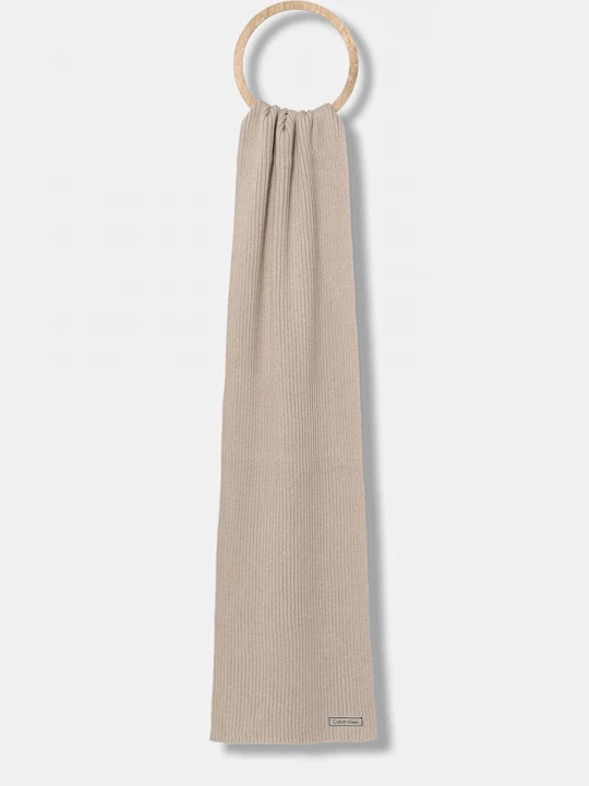 Obrázek produktu Calvin Klein šála pánská bavlněná béžová