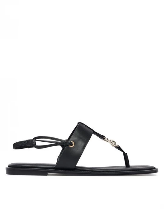 Obrázek produktu Calvin Klein Sandály Round Flat Sndl Thong Lth Hdw HW0HW02926 Černá