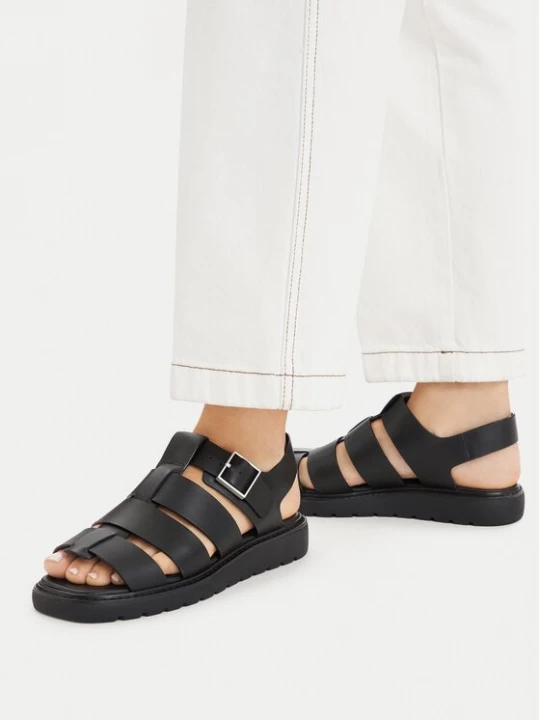 Obrázek produktu Calvin Klein Sandály Sq Molded Sndl Fisher Lth HW0HW02870 Černá