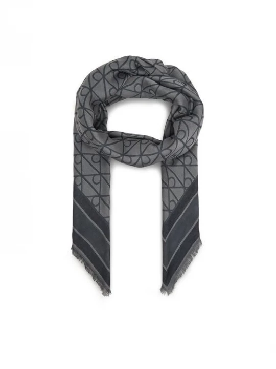Obrázek produktu Calvin Klein Šátek Emblem Aop Jacquard Square Scarf LV04F8080G Černá