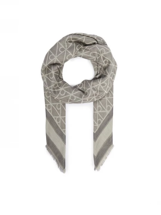 Obrázek produktu Calvin Klein Šátek Emblem Aop Jacquard Square Scarf LV04F8080G Šedá