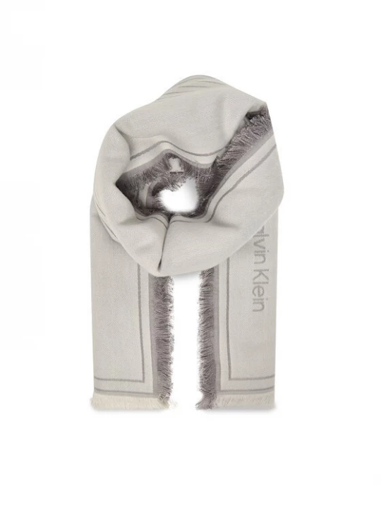 Obrázek produktu Calvin Klein Šátek Emblem Graphic Lw Square Scarf LV04F8073G Šedá
