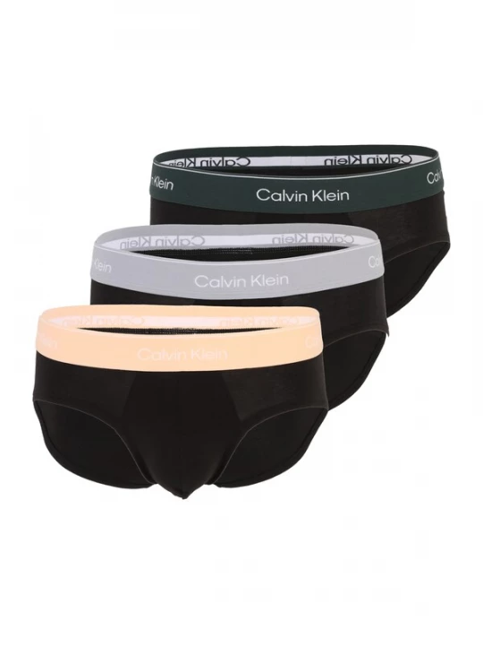 Obrázek produktu Calvin Klein Underwear Slipy šedá / jedle / meruňková / černá