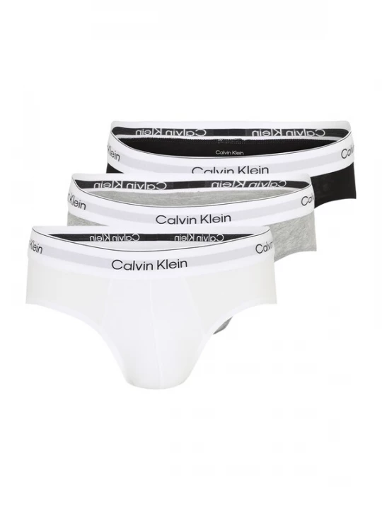 Obrázek produktu Calvin Klein Underwear Slipy šedý melír / černá / offwhite