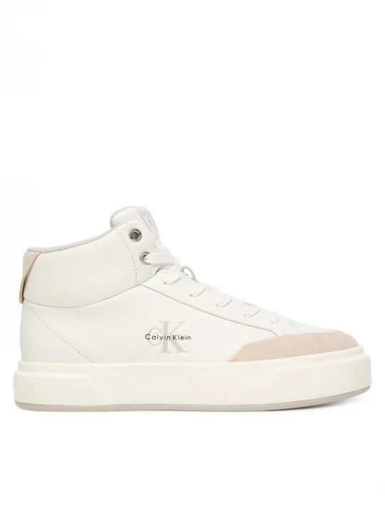 Obrázek produktu Calvin Klein Sneakersy Basket Cups High Laceup Lth Mix YW0YW02024 Bílá