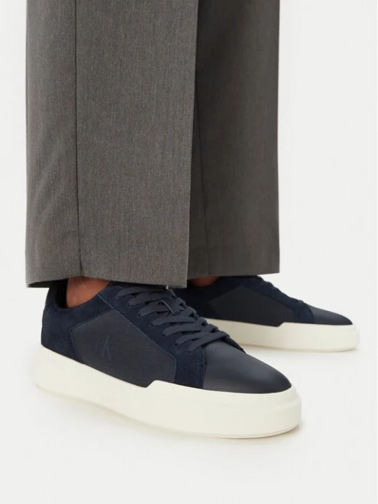 Obrázek produktu Calvin Klein Sneakersy Chunky Cupsole Laceup Cv Mix HM0HM02238 Tmavomodrá