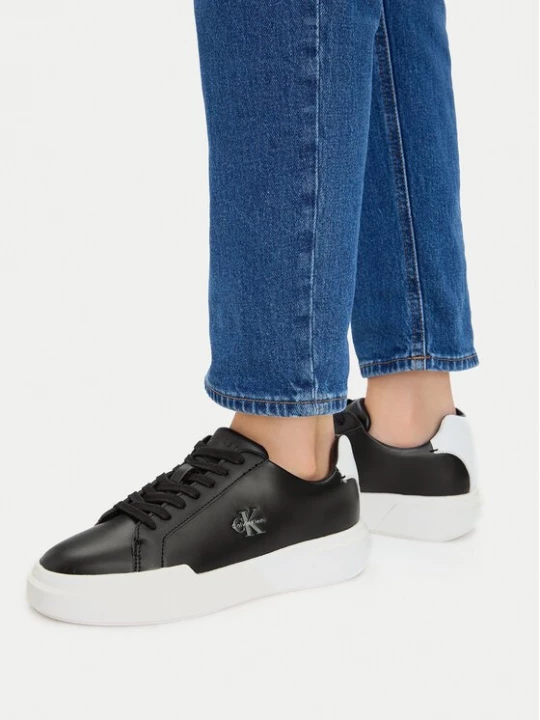 Obrázek produktu Calvin Klein Sneakersy Chunky Cupsole Laceup Lth Ml YW0YW01947 Černá