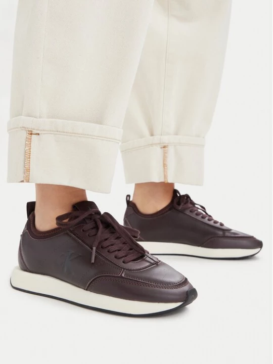 Obrázek produktu Calvin Klein Sneakersy Retro Runner Sock Panl Lth Neo HW0HW03118 Bordó