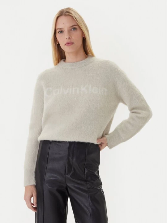 Obrázek produktu Calvin Klein Svetr LV044D359G Béžová Relaxed Fit