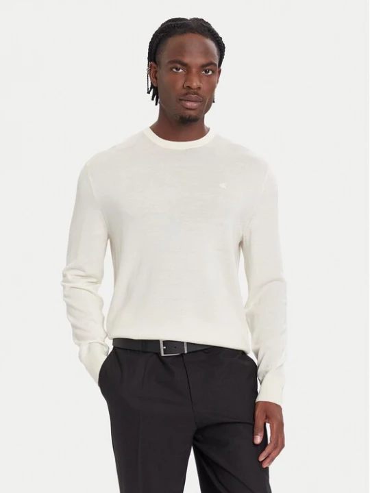 Obrázek produktu Calvin Klein Svetr LV04LB305G Écru Regular Fit Krémová