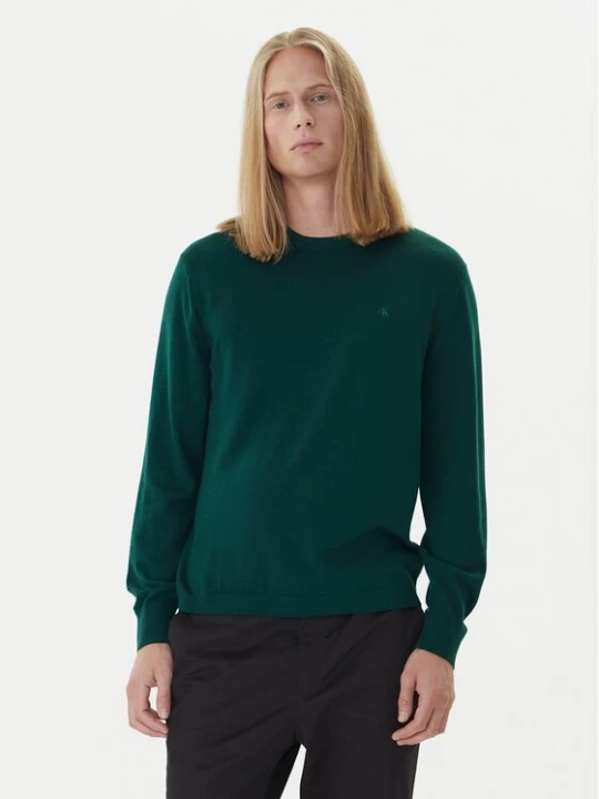 Obrázek produktu Calvin Klein Svetr LV04LB305G Zelená Regular Fit