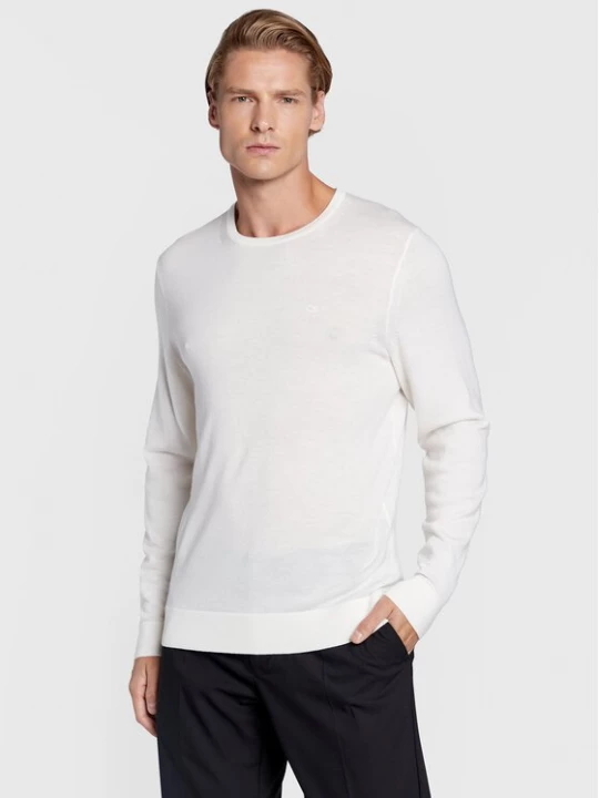 Obrázek produktu Calvin Klein Svetr Superior K10K109474 Bílá Regular Fit
