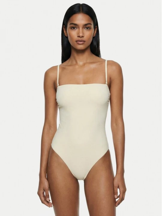 Obrázek produktu Calvin Klein Swimwear Jednodílné plavky LV00Q62709 Écru Krémová