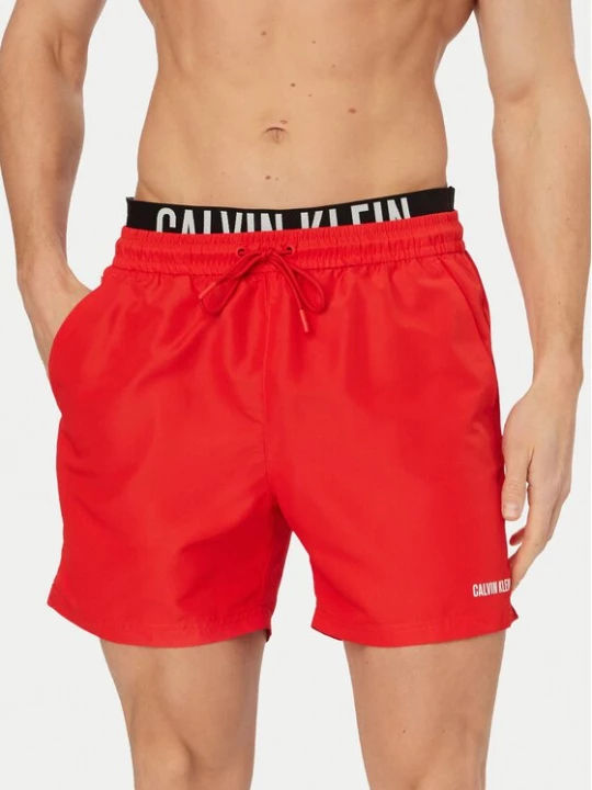 Obrázek produktu Calvin Klein Swimwear Plavecké šortky LV00N61015 Tmavě červená Regular Fit