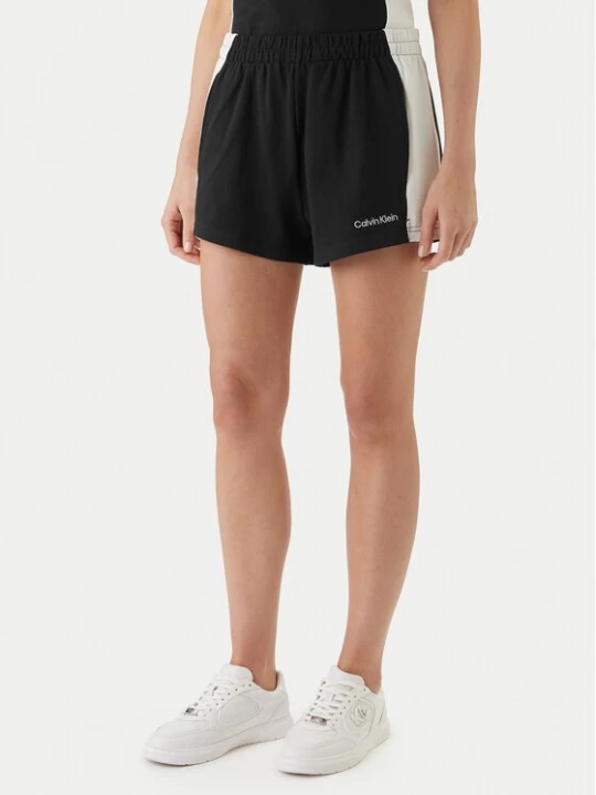 Obrázek produktu Calvin Klein Swimwear Šortky z materiálu LV00Q61153 Černá Regular Fit