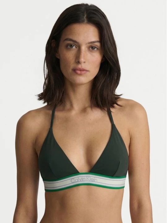 Obrázek produktu Calvin Klein Swimwear Vrchní část bikin LV00Q61214 Tmavě zelená