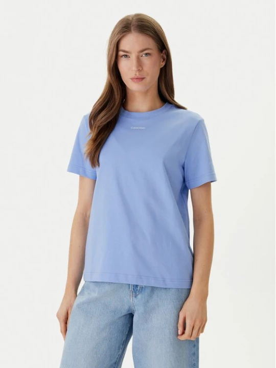 Obrázek produktu Calvin Klein T-Shirt 20s Classic Logo LV147C857G Modrá Regular Fit