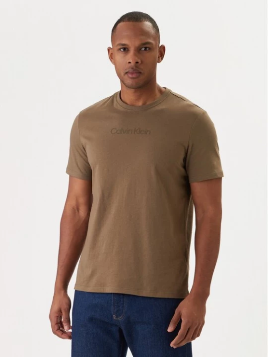 Obrázek produktu Calvin Klein T-Shirt Logo 30s LV04LD230G Hnědá Regular Fit