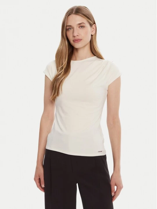 Obrázek produktu Calvin Klein T-Shirt LV047B275G Écru Slim Fit Krémová