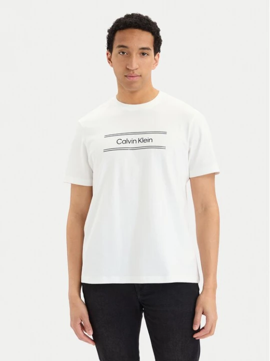 Obrázek produktu Calvin Klein T-Shirt SS 20s EU LV04LG813G Bílá Regular Fit