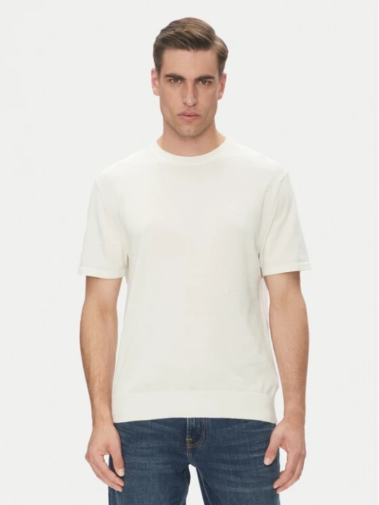 Obrázek produktu Calvin Klein T-Shirt Supima LV04LC333G Écru Regular Fit Krémová