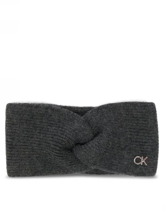Obrázek produktu Calvin Klein Textilní čelenka Chunky K60K612872 Tmavě šedá
