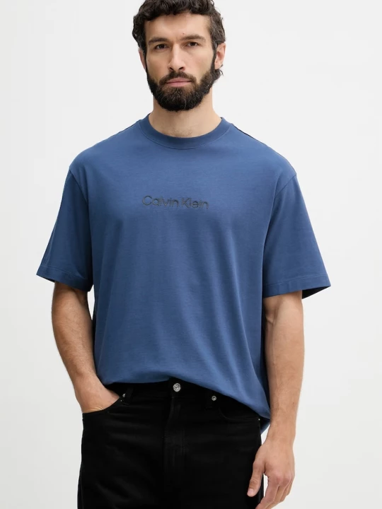 Obrázek produktu Calvin Klein tričko pánské bavlněné námořnická modř