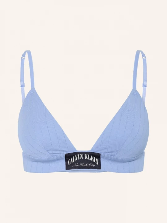 Obrázek produktu Calvin Klein Trojúhelníková Podprsenka Heritage Classic Cotton Stretch modrá
