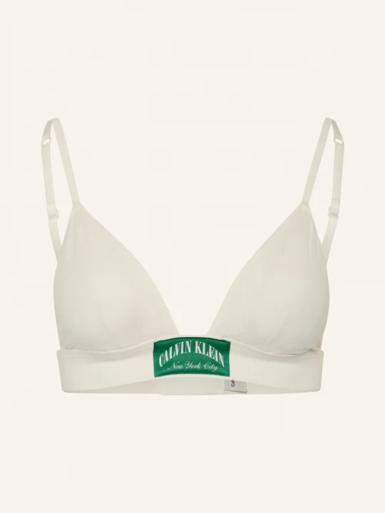 Obrázek produktu Calvin Klein Trojúhelníková Podprsenka Heritage Classic Cotton Stretch režná / zelená